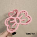 Frosted cat pink-9cm