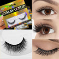 European and american glue-free self-adhesive eyelashes - full strip, realistic, dense, lengthening, hangable 3d temperature-activated adhesive self-adhesive false eyelashes