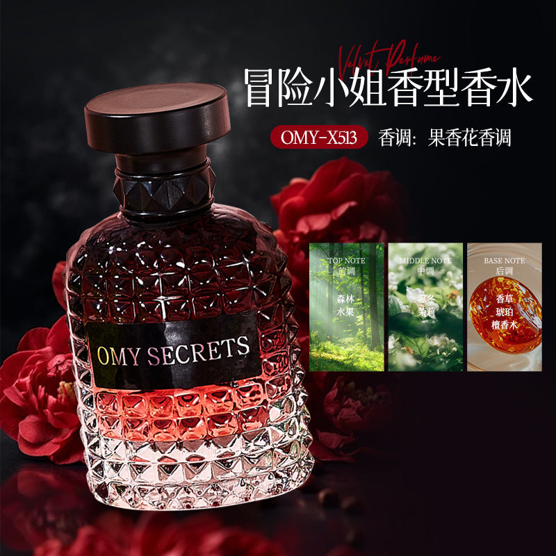 Rivet perfume omy new product douyin popular casual adventure lady perfume wholesale long-lasting eau de toilette