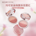 Marco andy's tipsy gradient blush peach whitening sunset golden orange nature nude makeup student party matte rouge