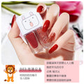 New arrival no-bake gemini water-based peelable transparent nail polish nail polish suitnail polish
