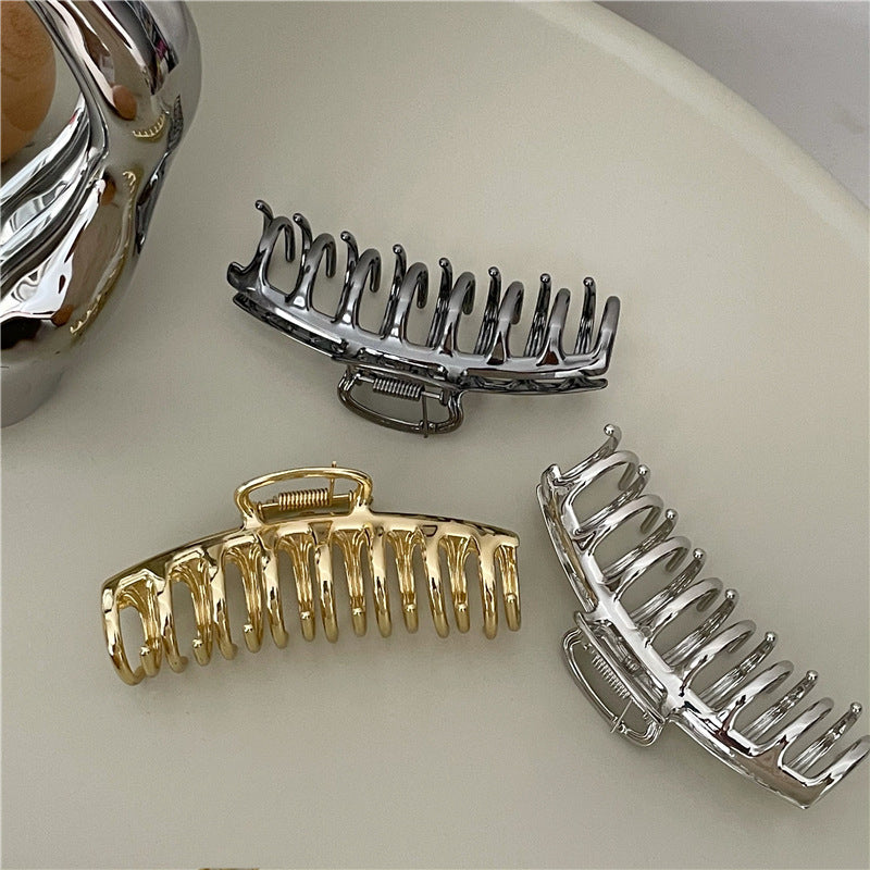 Classy fishbone shark clip hair clip for women large hair clip headwear hair clip back of head 2026 new arrival