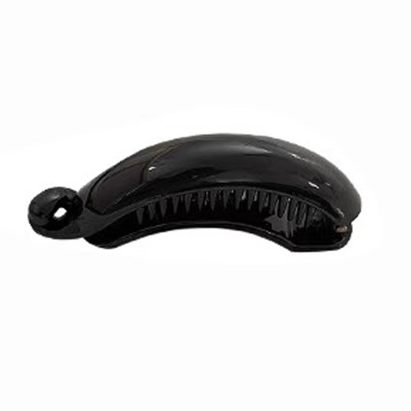 Ankola red casualclassynew arrival bright banana horizontal clip one-word clip elegant half-tied hair clip twist clip