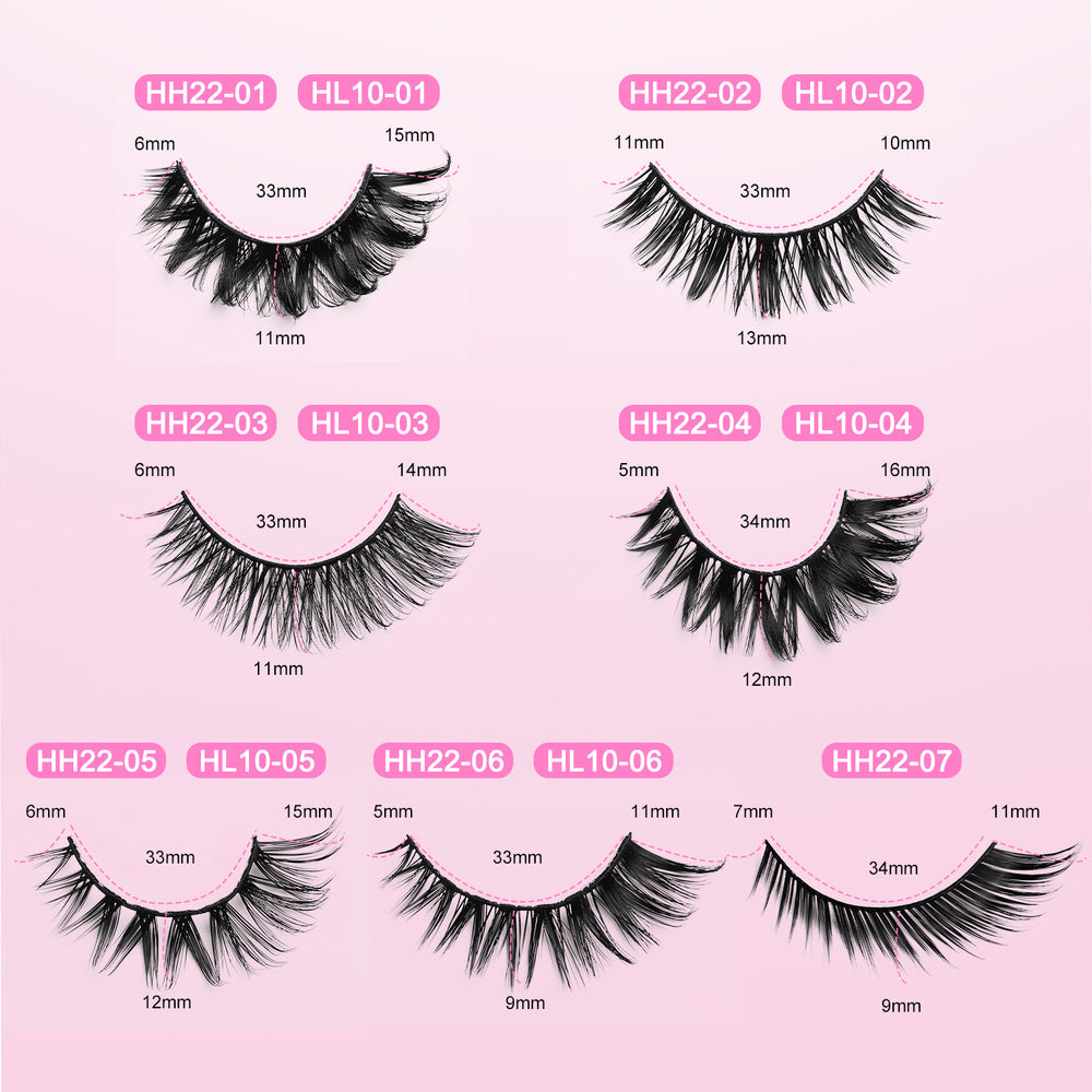 Bestselling faux fox eye lashes for export - dense, dd curl, russian volume, one-piece, hard band false eyelashes - qingdao