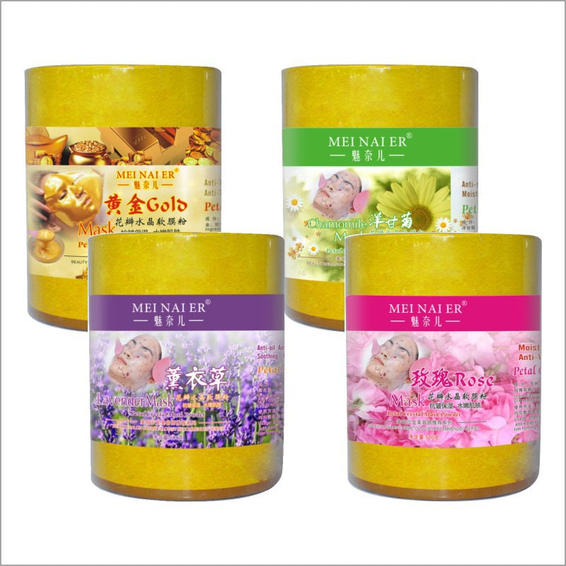 rose petal crystal soft mask powder moisturizing and moisturizing jelly mask powder wholesale 500g