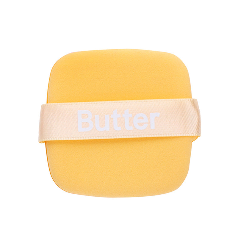 Butter puff super soft air cushion powder bottom puff powder bottom liquid butter biscuit live broadcast with goods cream double-sided square puff