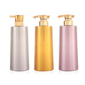 High-end 680ml plastic bottle, empty bottle, push-flat shoulder shower gel shampoo bottle