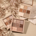 Novo eight-color eyeshadow palette - shimmer, fine glitter, crushed diamond, natural matte, contour, highlight, blush all-in-one palette - wholesale cosmetics