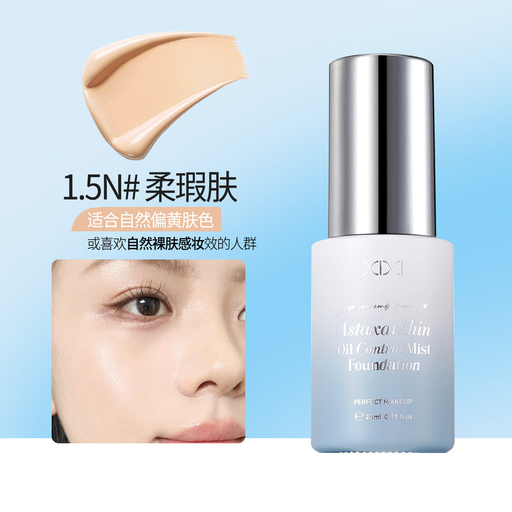 Makeup xixi matte oil control powder bottom cream skin long-lasting makeup concealer waterproof anti-sweat non-stick powder bottom
