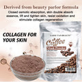 coffee brightening and moisturizing facial mask powder, hydrating and moisturizing skin, toning and skin care soft mask powder bag wholesale