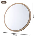 Mirror makeup mirror bedroom for homestorage dressing mirror student dormitory desktop desktop home wooden rotate mirror