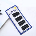 Hairpin steel clip headwear black one-word clip thick side clip bangs clip hair styling fixed broken hair clip