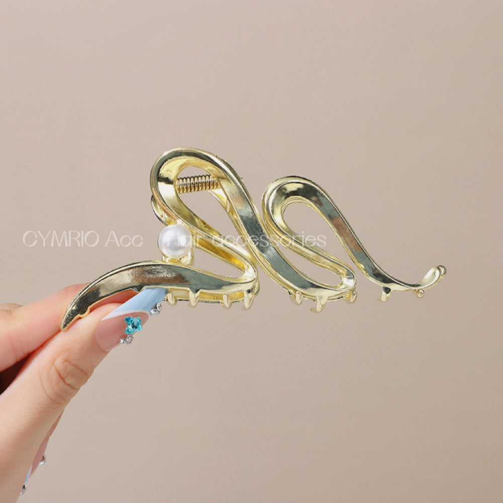 Classy metal gripper large back shark clip hairpin 2024 new classyaccessible luxury clip headwear hairpin