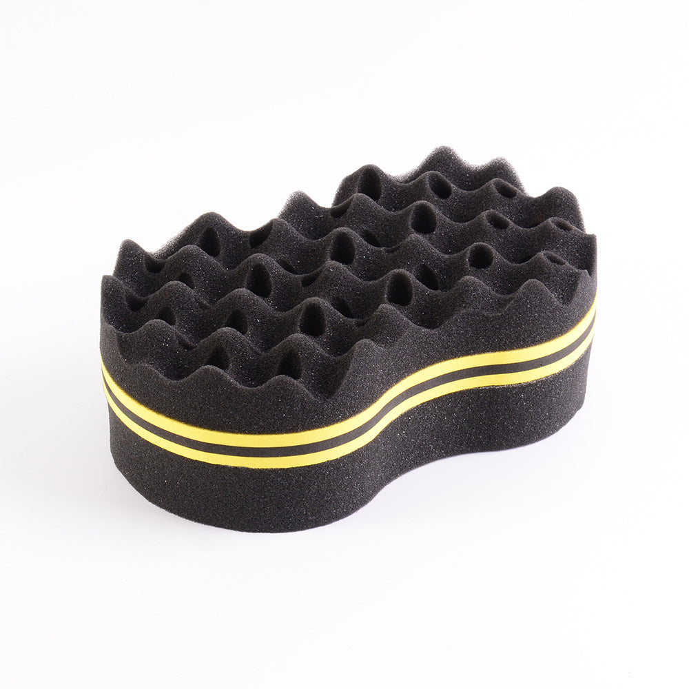 oval memory foam hair curling ball dirty braid large and small hole sponge curling tool wholesale