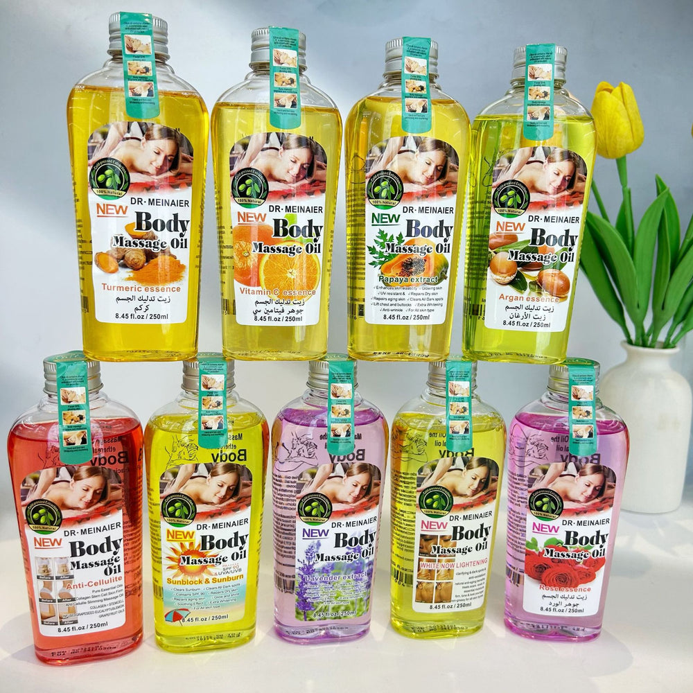 exclusive body massage essential oil, facial massage oil, skin tightening essential oil, brightening and moisturizing essential oil