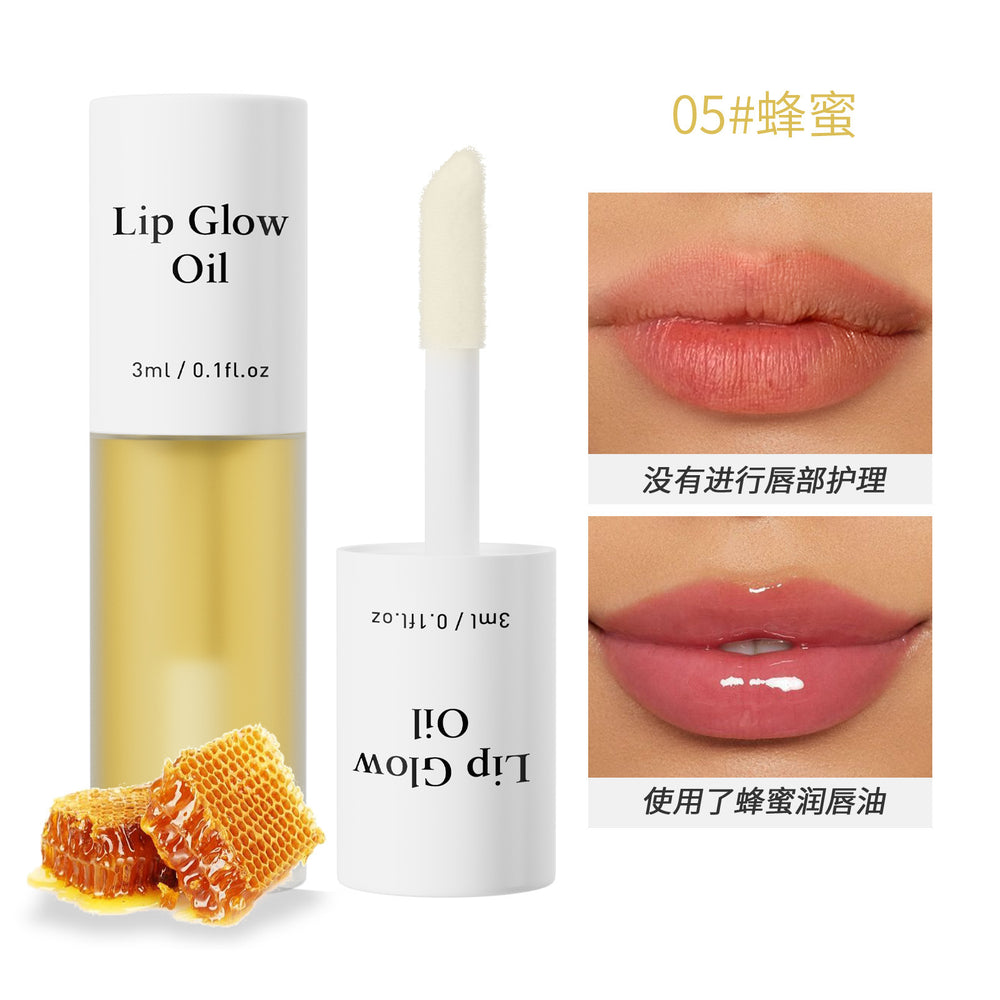 Tk amazon bestseller fruit lip oil - long-lasting, pigmented, moisturizing lip oil - neutral tube - export factory