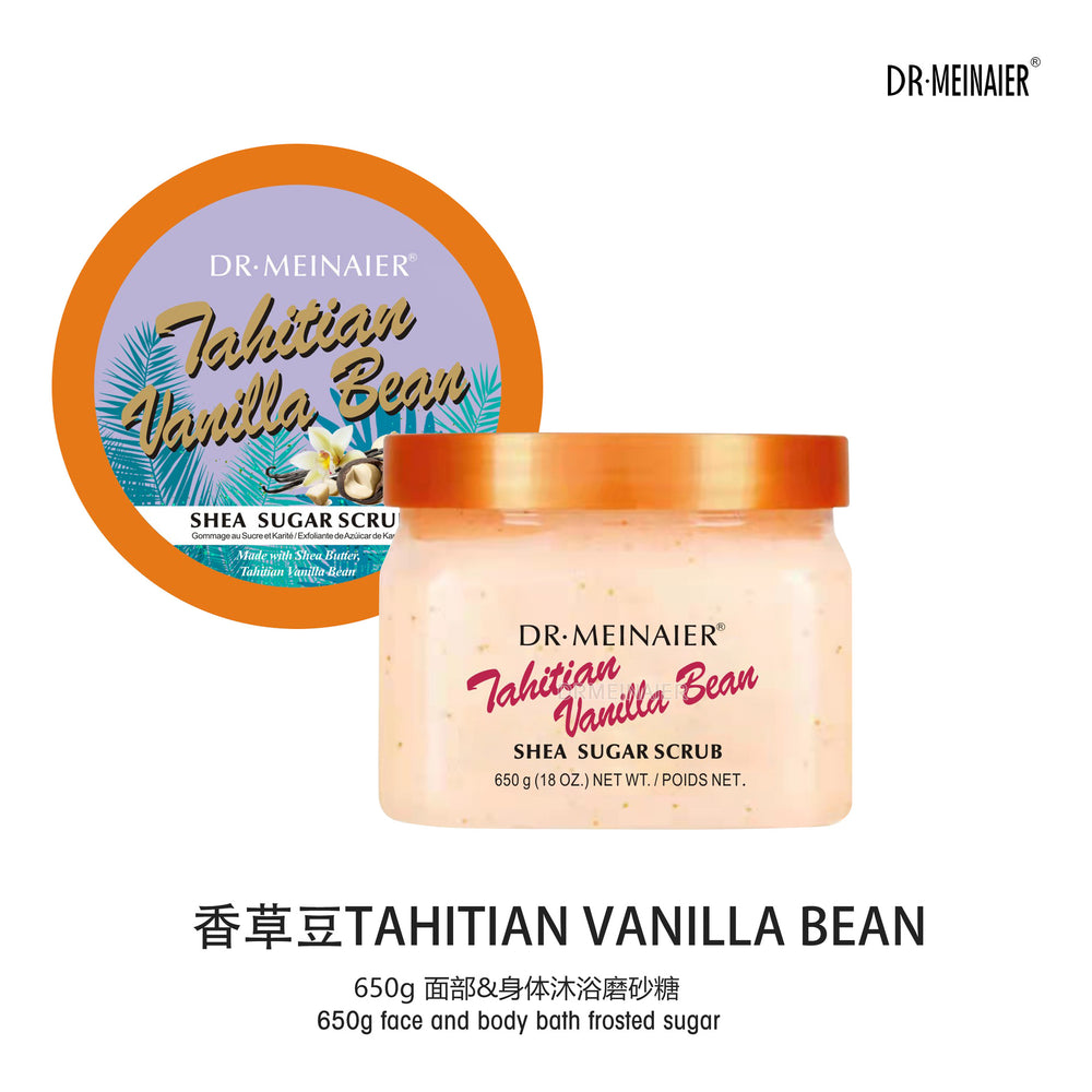 fruit sugar scrub 650g - body scrub, bath salt, exfoliating scrub for keratosis pilaris, cleansing, and long-lasting fragrance