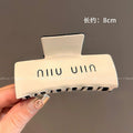 Japanese and korean classy acetate hair clip for women, large classy hair clip, back of head hair clip, headwear shark clip