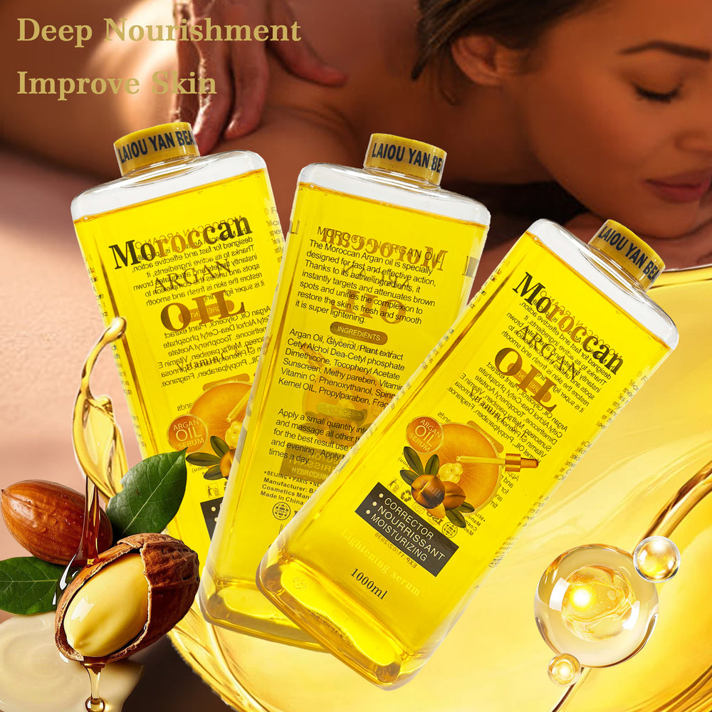 moroccan argan oil body oil - brightening massage oil 1000ml - wholesale for export