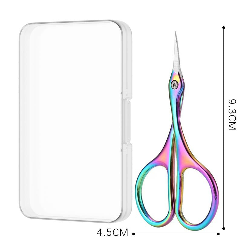 Ukrainian style russian style swan front dead skin scissors frosted elbow prosthetic cross-border manicure tools easy to cut stainless steel