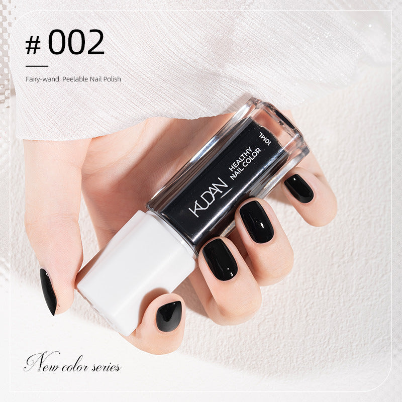 Kudan pure english cross-border special water-based nail polish no baking long-lasting quick-drying peelable 10ml polish