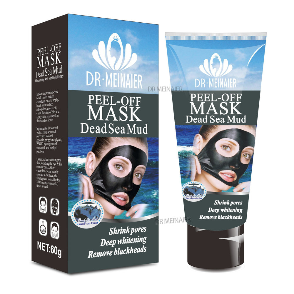 deep sea mud peel-off mask to remove blackheads, clean nose mask, acne gold mask, foreign trade wholesale 60g