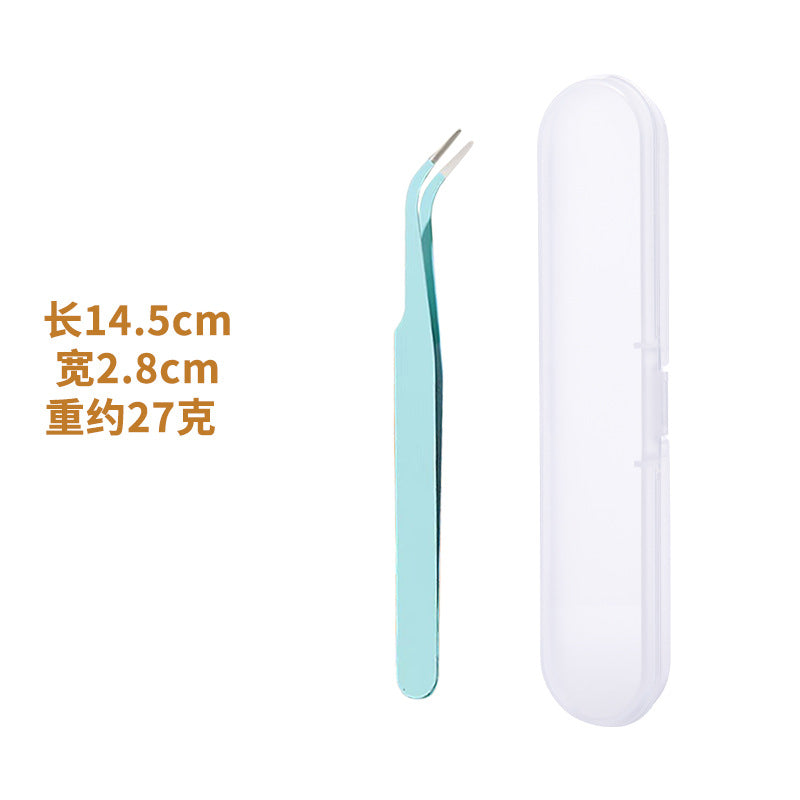 Eyelash extension tweezers set - professional lash artist tools: dolphin, golden feather, and flower tweezers - wholesale