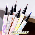 Makeup xixi metal diamond pearlescent eyeliner long-lasting waterproof not easy to smudge down to lying silkworm pen eyeliner pen