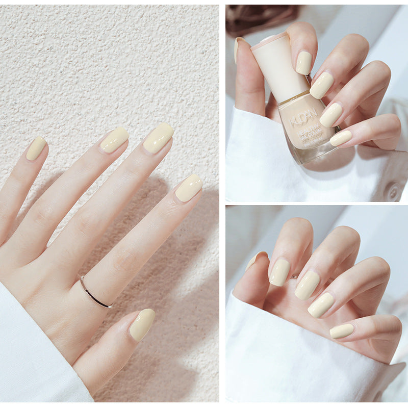 Oily colorful character nail polish, long-lasting, no baking, non-peelable, quick-drying, whitening, non-tearable, cross-border live broadcast nail polish