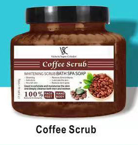 coffee scrub bath salt facial and body exfoliating dead skin moisturizing and emollient turmeric scrub wholesale
