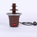 Chocolate fountain machine - mini diy home melting tower with heating - small chocolate machine waterfall maker