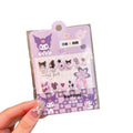 Cartoon cat kids nail stickers - new, non-toxic, odorless, girl's nail art stickers, girls' jelly glue removable press-on nails