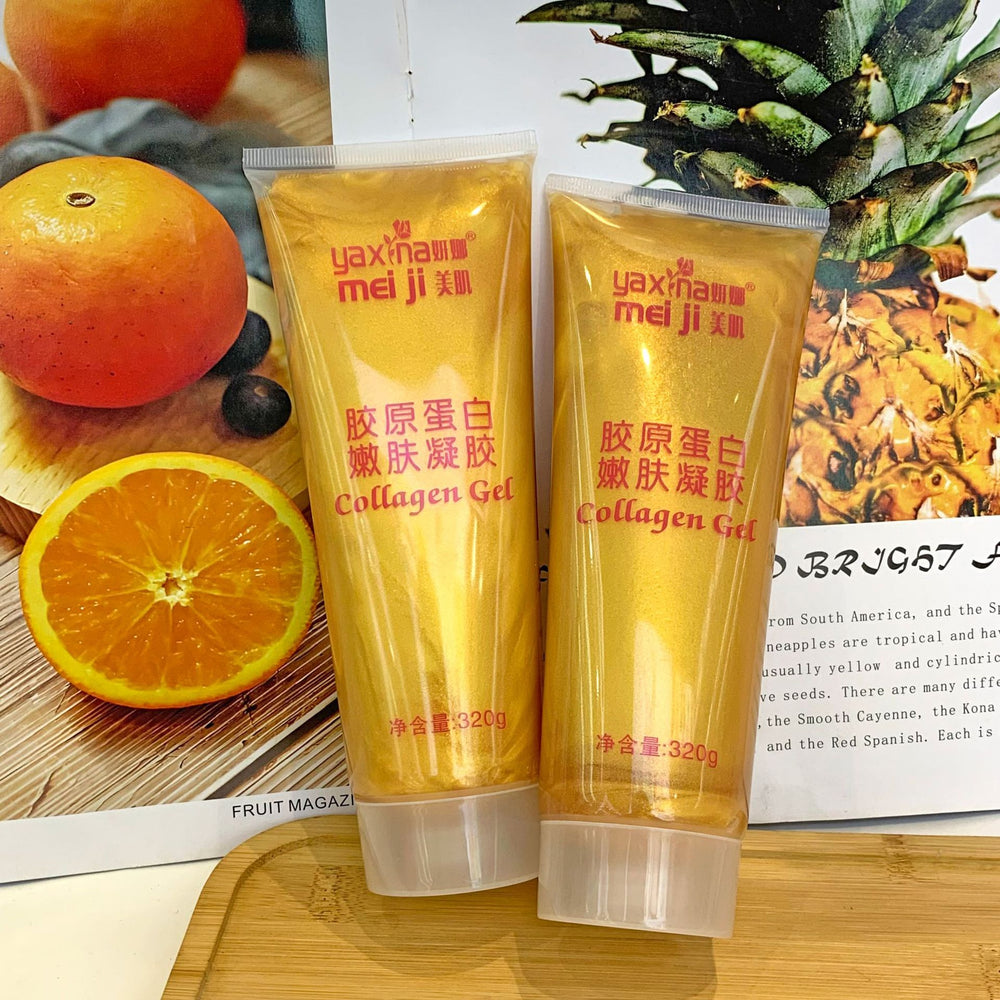 Wholesale collagen rejuvenating gel 320g for foreign trade, with facial beauty device application, hydrating gold collagen for face