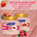 24k gold scrub brightening moisturizing cleansing papaya scrub turmeric exfoliating chicken skin foreign trade 500g