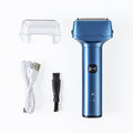 Reciprocating shaver electric full body washable shaving knife men's floating beard knife gift chaoyang orange