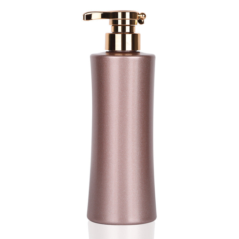 High-end 500ml wash & care travel bottles - flat shoulder pet plastic empty bottles with pump for lotion, shampoo, and body wash