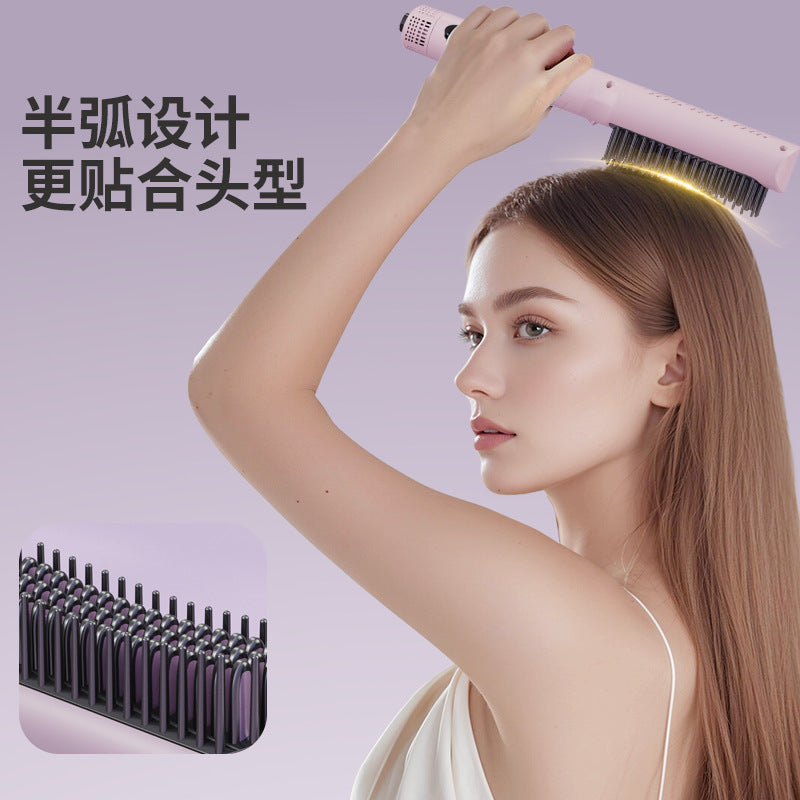 New arrival cold air hair straightening comb, fluffy comb, traceless hair care, negative ions, no damage to hair, blow comb, high skull curly hair top artifact