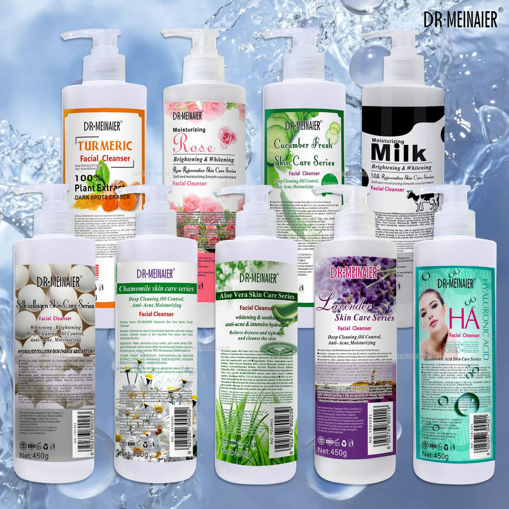 export english facial cleanser - skin care, moisturizing, oil control, blackhead removal, deep cleansing foaming cleanser 450g