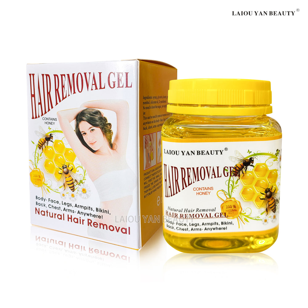 foreign trade water-based skin cleansing hair removal wax, gentle and soothing, cleans armpits, arms, and whole body hair removal, beeswax batch