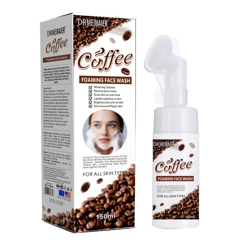 massage head natural fruit acid facial cleanser 150ml mild cleansing milk aha bubble cleansing curtain foreign trade