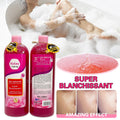 ze rose scrub shower gel 1l silky clean full body bubble shower milk export wholesale
