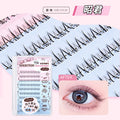 Jonbos four beauties self-adhesive glue-free underwater eyelashes zhaojun diao chan super nature mom born stemless fake eyelashes