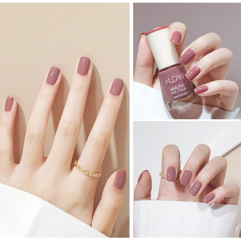 Oily colorful character nail polish, long-lasting, no baking, non-peelable, quick-drying, whitening, non-tearable, cross-border live broadcast nail polish