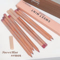 Sweet mint wooden lip liner - matte, waterproof, nude. perfect for defining and shaping your lips for a naturally plump look