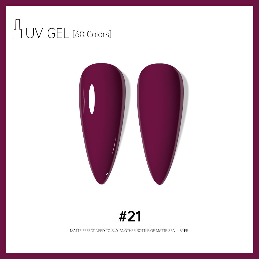 Risyal cross-border exclusive: 60 colors of 15ml gel nail polish - includes basic gel, cat eye gel, and more