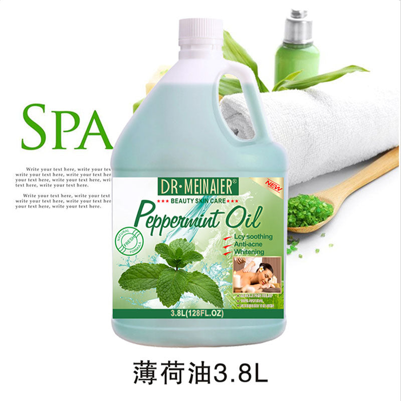 3.8l large bucket massage oil floral fruity brightening facial & body moisturizing olive oil lavender essential oil spa oil