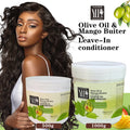 olive oil & mango smoothing conditioner hair mask - repairing, nourishing, and restorative cream - wholesale for export, 1000g
