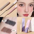 Wodwod silky smooth flat tip gel eyeliner - 3d natural look, waterproof, sweat-proof, smudge-proof, beginner-friendly, faux nude eyeliner
