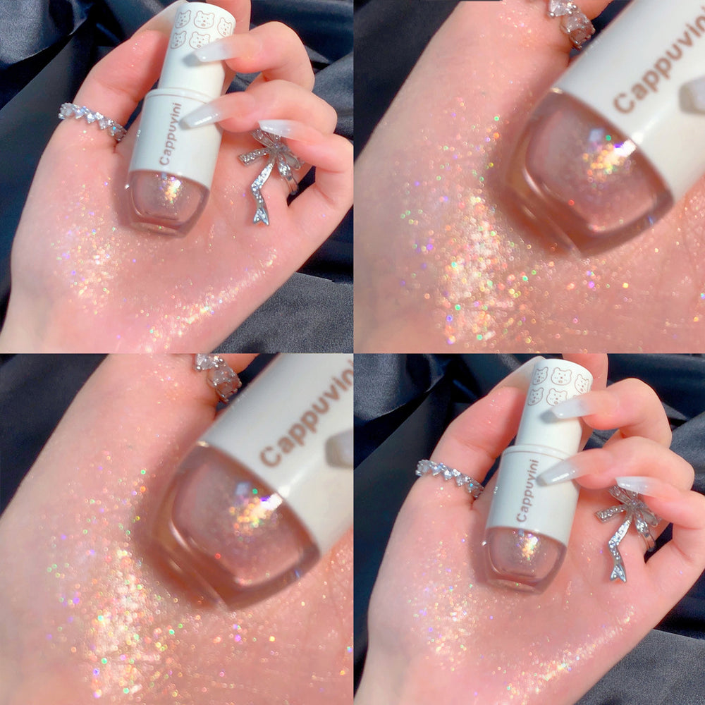 Capavine starry eyeshadow liquid fine shimmer sparkling diamond sequins one tear liquid eyeshadow