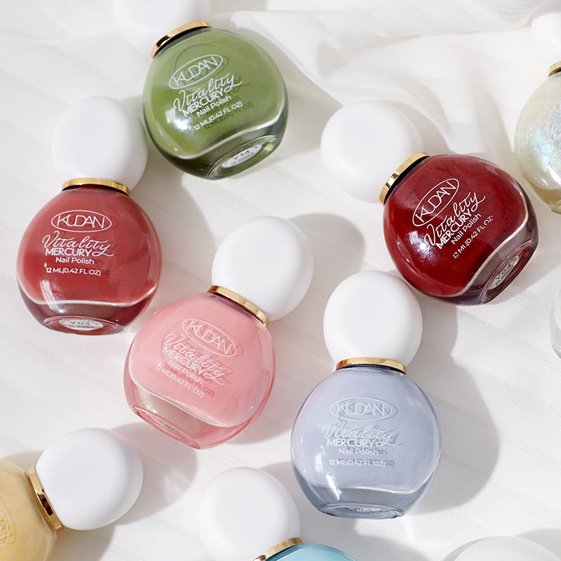 Kudan water-based nail polish, no baking, long-lasting, quick-drying, tearable, 12ml light fragrance, nail art accessories wholesale and delivery